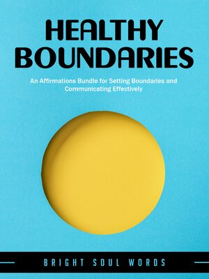 cover image of Healthy Boundaries